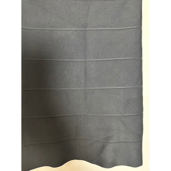 BCBGMAXAZRIA Black Bandage Bodycon Pencil Skirt M - Picture 2 of 6